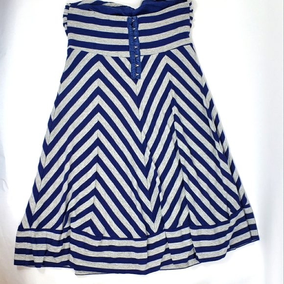 Ella Moss Strapless Nautical Jersey Dress - Picture 2 of 4